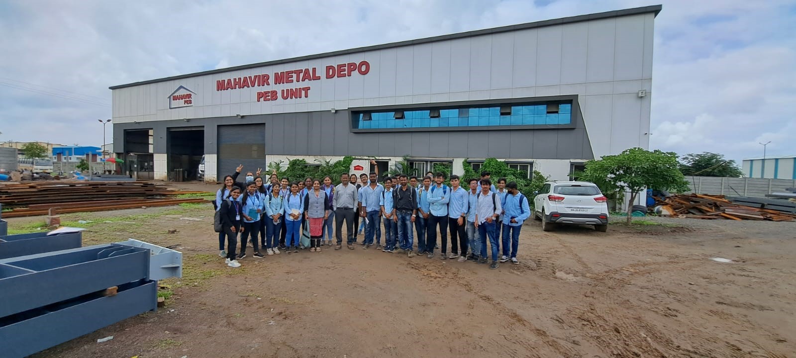 Visit to Mahavir Metal Depot PEB, Karodi (Waluj) Aurangabad
